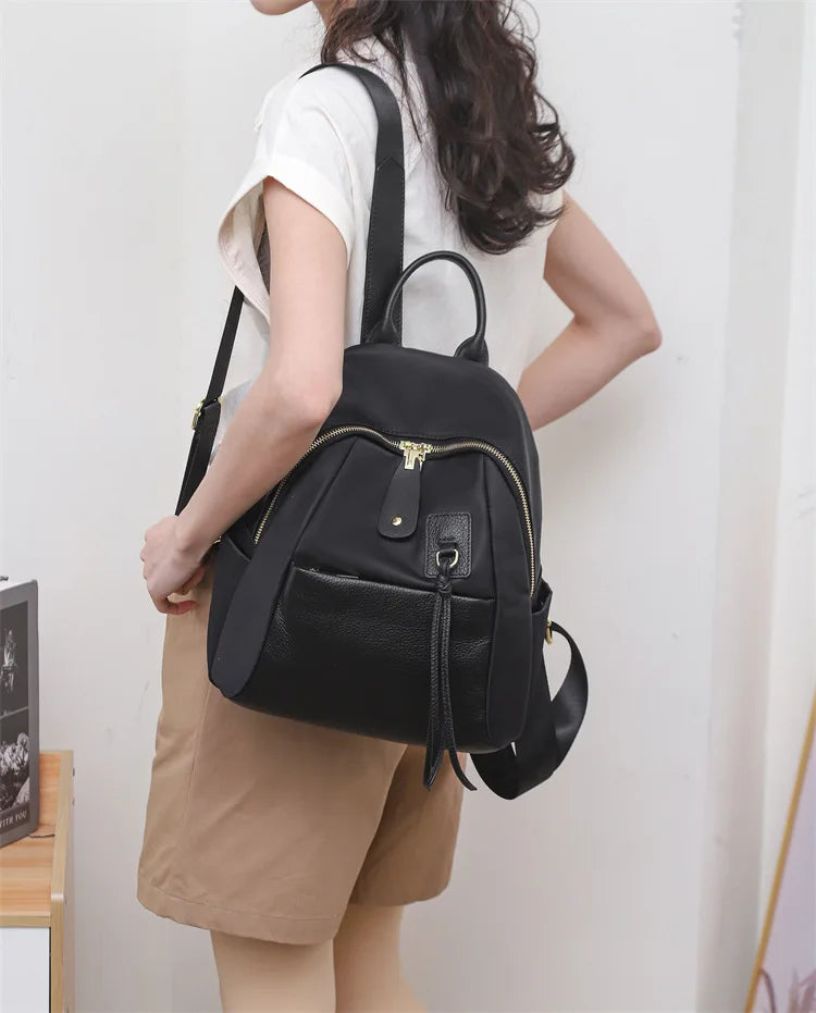 Women Backpack Casual Ladies Travel Bags Fashion Patchwork Double Shoulder Bag
